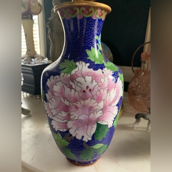 Vintage Early 20th Century Cloisonné Vase - Picture 1 of 5